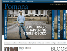 Tablet Screenshot of magazine.pomona.edu
