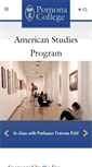 Mobile Screenshot of american-studies.pomona.edu